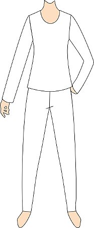 Ref. 468 - Molde de Pijama Feminino - DIGITAL