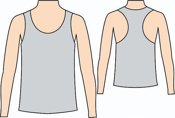 Ref. 404 - Molde de Regata Masculina cava Nadador - DIGITAL