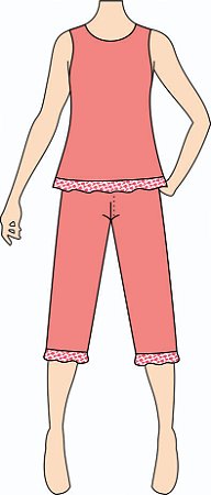 Ref. 251 - Molde de Pijama Feminino - DIGITAL