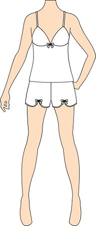 Ref. 462 - Molde de Pijama Feminino - DIGITAL