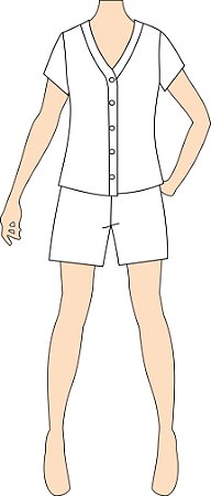 Ref. 472 - Molde de Pijama Feminino - DIGITAL