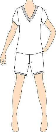 Ref. 473 - Molde de Pijama Feminino - DIGITAL