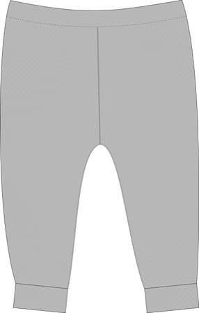 Ref. 327 - Molde de Calça Culote Bebê - DIGITAL