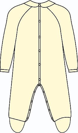 Ref. 324 - Molde de Tip-Top Bebê Raglan c/ Pézinho - DIGITAL