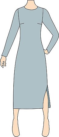 Ref. 274 - Molde de Vestido Adulto - DIGITAL