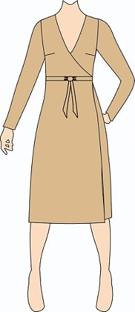 Ref. 277 - Molde de Vestido Adulto - DIGITAL
