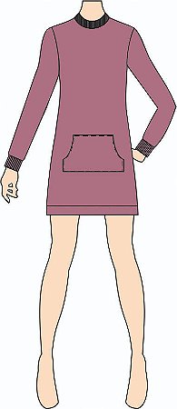 Ref. 356 - Molde de Vestido Adulto - DIGITAL