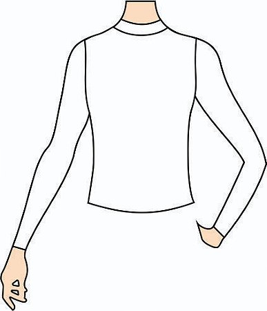 Ref. 114 - Molde de Blusinha Cacharrel - DIGITAL