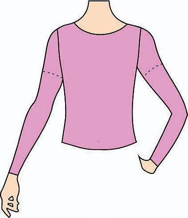 Ref. 116 - Molde de Blusinha Baby Look - DIGITAL