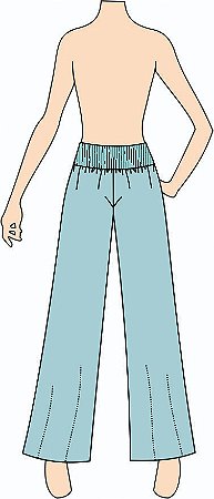 Ref. 229 - Molde de Calça Pantalona - DIGITAL