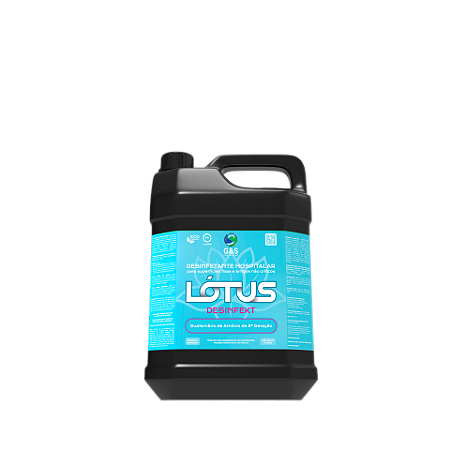 LOTUS DESINFEKT DESIFENTANTE HOSPITALAR PARA SUPERFÍCIES FIXAS E ARTIGOS NÃO CRÍTICOS - 5 LITROS