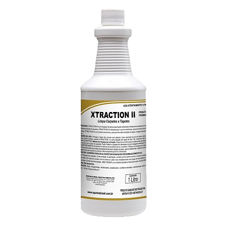 LIMPADOR DE TAPETES E CARPETES CONCENTRADO XTRACTION II 1 LITRO