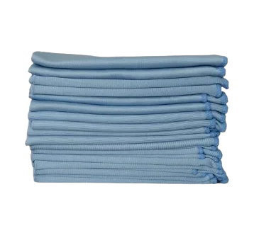 PANO MICROFIBRA 40X40CM- MULTIUSO- 240GSM-UNIDADE COR AZUL