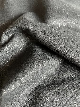 Tecido IBIZA 2657 - cor Preto 9002