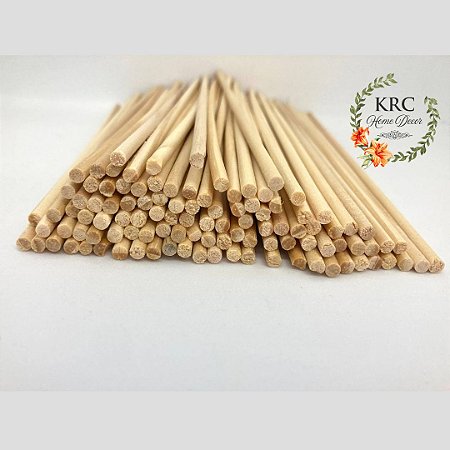 Vareta para difusor de aroma 100 unidades madeira