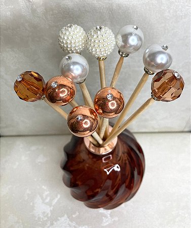 Kit 10 varetas decoradas para Difusor e Aromatizador  20cm
