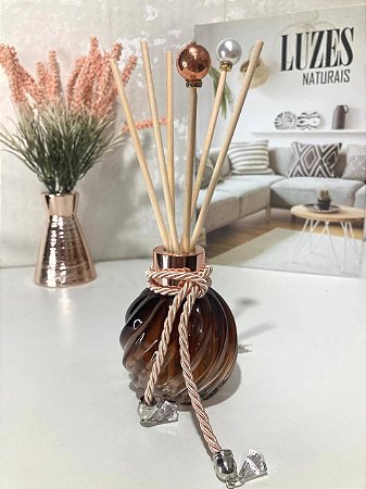 Vidro para Aromatizador Difusor de Ambiente lavabo banheiro luxo aspiral 120ml