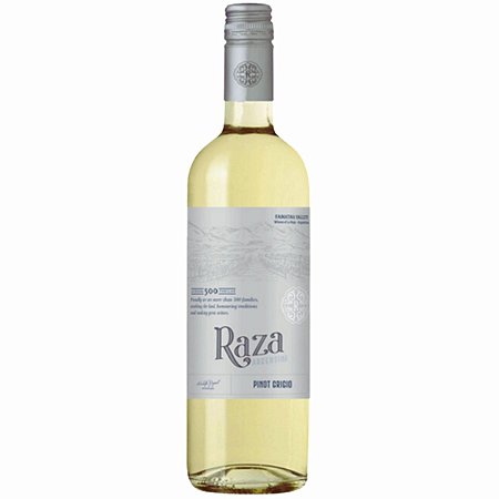 Vinho Raza Pinot Grigio Branco Argentino 750ml