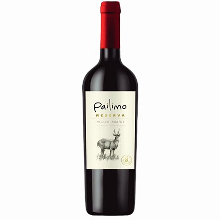 Vinho Pailimo Reserva Merlot/Malbec Tinto Chileno 750ml