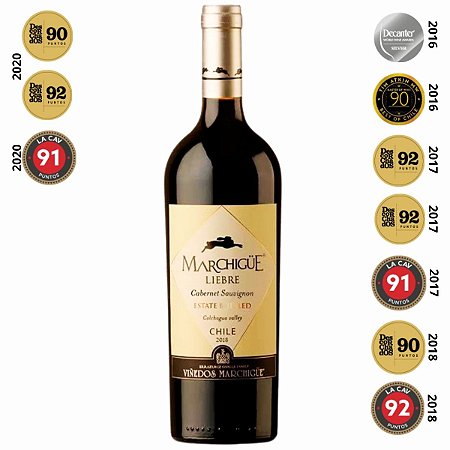 Vinho Marchigue Liebre Cabernet Sauvignon Tinto Chileno