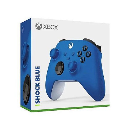 Controle Sem Fio Microsoft Shock Blue, Series X, S, One