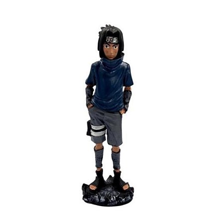 Boneco Resina Sasuke Uchiha 25Cm