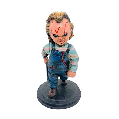 Boneco Resina Chuck 14Cm