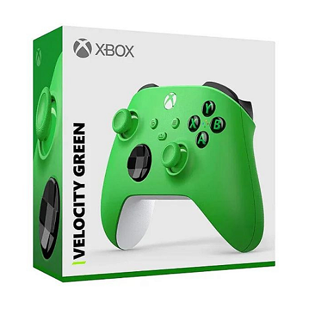 Controle Sem Fio Xbox Velocity Green, Series X, S, One e PC