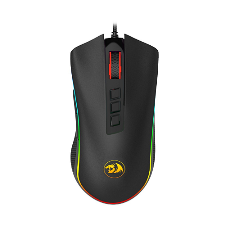 Mouse Gamer Redragon Cobra V2 RGB, 12400 DPI, 8 Botões Programáveis, Black