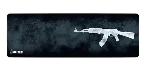 Mousepad Gamer Rise Mode Speed, AK47, Estendido (900x300mm), Cinza - RG-MP-06-AK