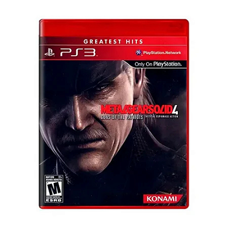 Jogo Metal Gear Solid 4: Guns of the Patriots - PS3 (Usado)