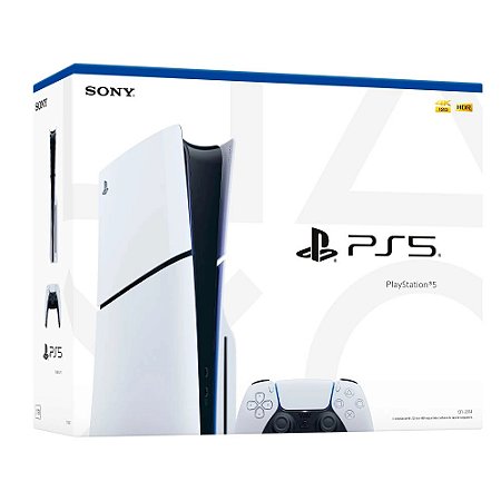 Console Playstation 5 Slim Sony, SSD 1TB, Controle sem Fio - Mídia Física