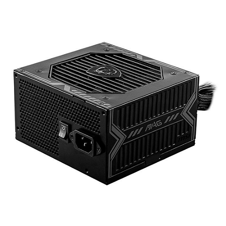 Fonte MSI MAG A550BN, 550W, 80 Plus Bronze, Preto
