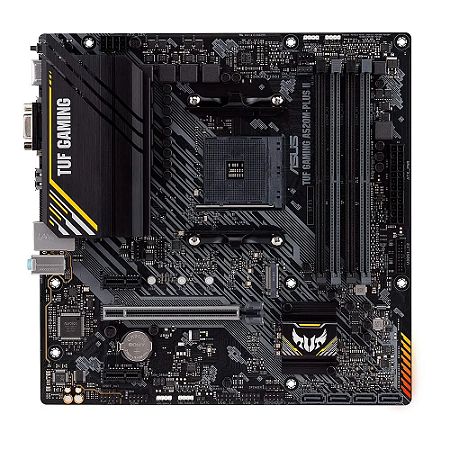 Placa-Mãe ASUS TUF GAMING A520M-PLUS II, AMD AM4, mATX, DDR4, Preto