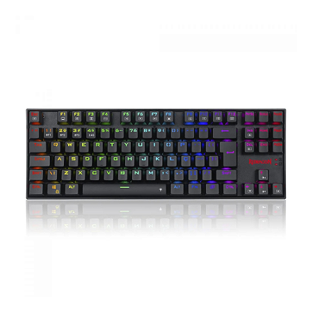 Teclado Sem Fio Mecânico Gamer Redragon Kumara Pro, RGB, Wireless e Bluetooth, Switch Blue, Preto - K552RGB-BRS-B (PT)