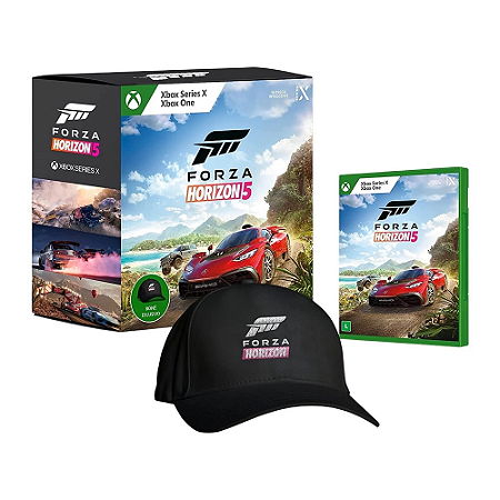 Jogo Forza Horizon 5 + Boné - Xbox S / Xbox One (Usado)
