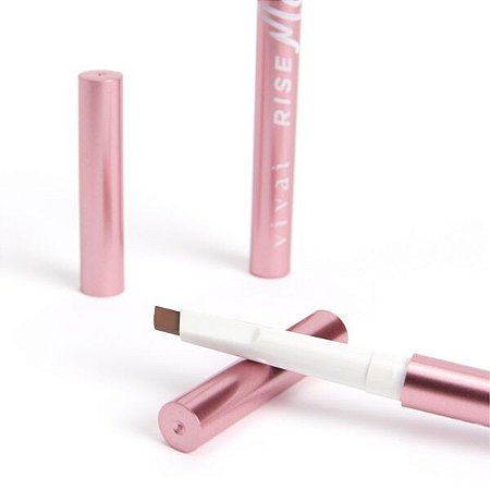 Lápis Retrátil Para Sobrancelhas Rise Me 1gr - Vivai - Cor: Marrom