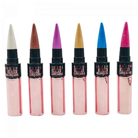 Delineador + Sombra 2 em1 2gr - Lua&Neve - Cor: Azul