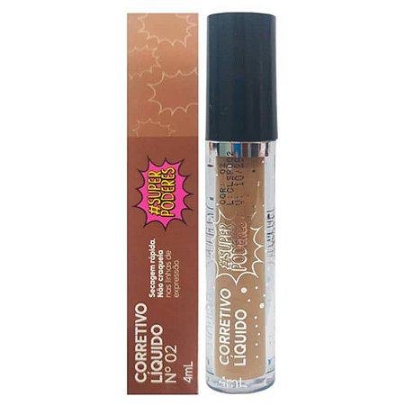 Corretivo Liquido 4ml - Super Poderes - Nº 2
