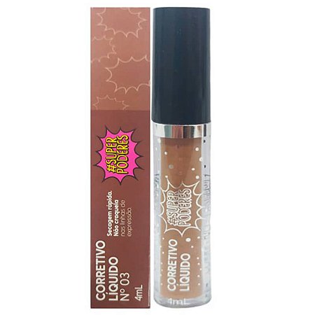 Corretivo Liquido 4ml - Super Poderes - Nº 3
