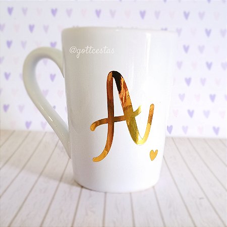 Xícara com Inicial