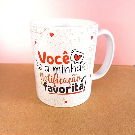 Caneca Notificação Favorita