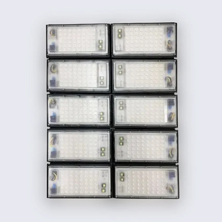Refletor de LED 1000W para Campo | Quadra IP67 Flood Light 10 Módulos N1