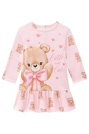 Vestido em Termoskin peluciado - INFANTI