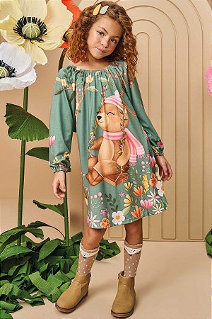 Vestido em malha fresh - FLORA BY INFANTI