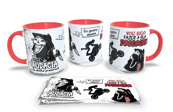 Canecas Vermelhas Personalizadas Amostradinho