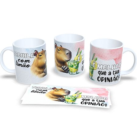 Caneca Porcelana Capivara – Presente Criativo para Amigo ou Colega
