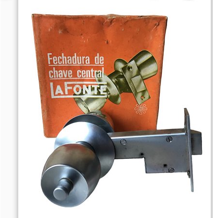 FECHADURA TUBULAR PARA PARA PORTA DE BANHEIRO E PORTA DIVISÓRIA