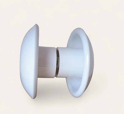 PUXADOR BRANCO PARA PORTA DE VIDRO - 3BR