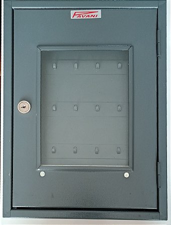 CLAVICULARIO OU PORTA CHAVE COM VIDRO, PARA 60 CHAVES / 1